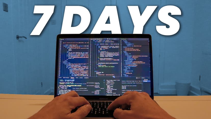 Most Developers Can't Build an App in a Month—I Built This One in Just 7 Days