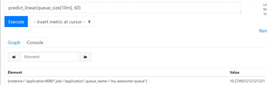 Gauge predict linear